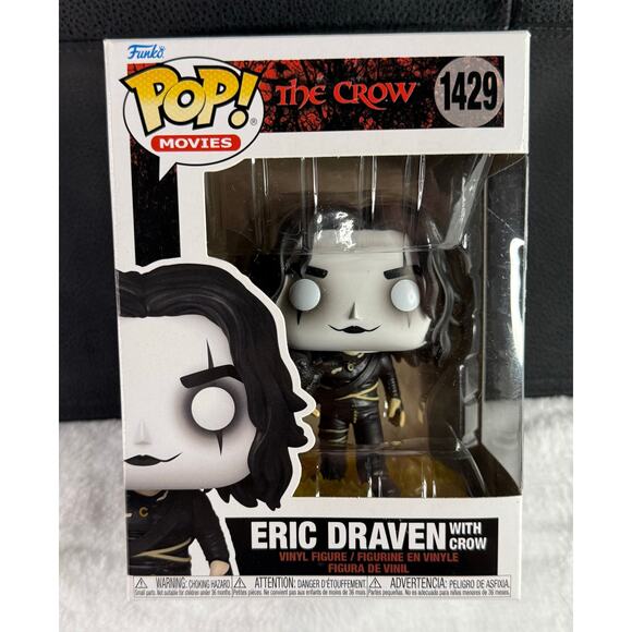 Funko Pop! Movies The Crow #1429 Eric Draven with Crow Vinyl Figure | 2023 NIB - Picture 1 of 7